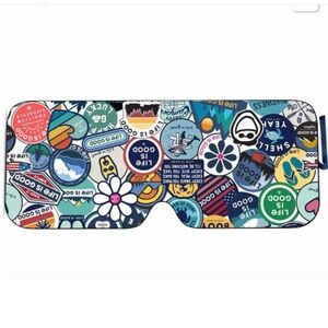 Life Is Good  Pattern 🚗  CAR Sunshade Retro